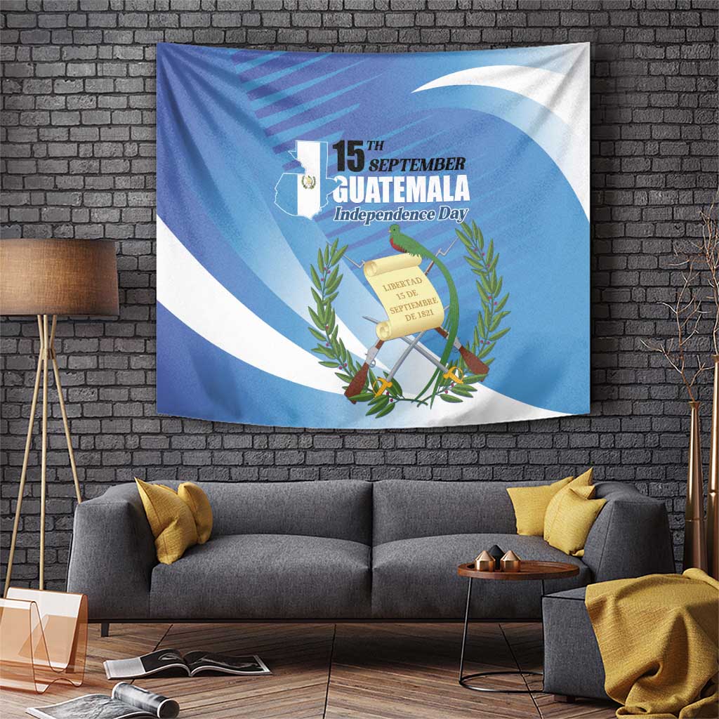 Guatemala Independence Day 1821 Tapestry Libre crezca fecundo - Wonder Print Shop