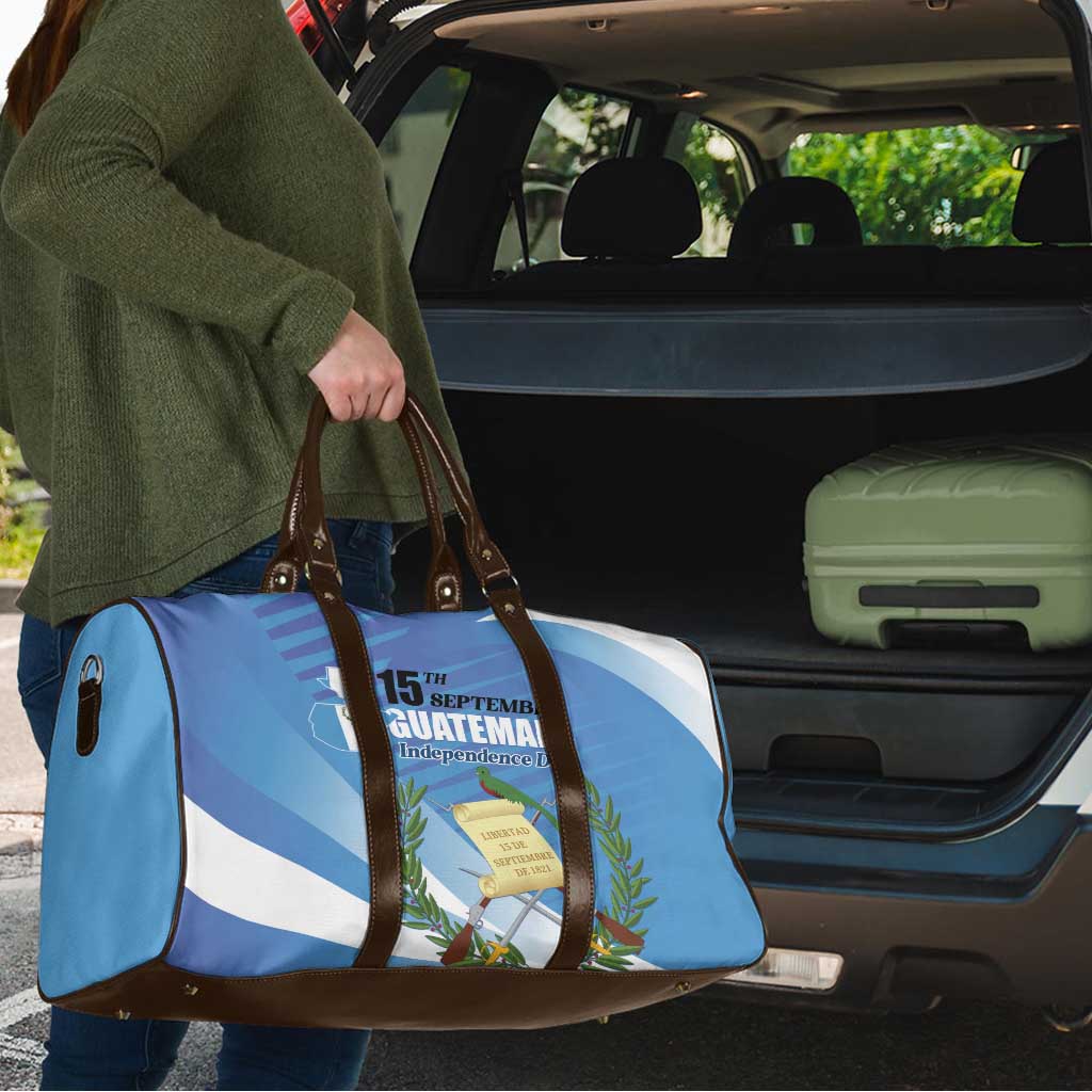 Guatemala Independence Day 1821 Travel Bag Libre crezca fecundo - Wonder Print Shop