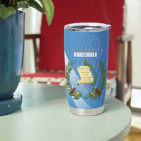 Guatemala Independence Day 1821 Tumbler Cup Libre crezca fecundo - Wonder Print Shop