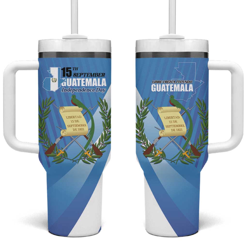 Guatemala Independence Day 1821 Tumbler With Handle Libre crezca fecundo - Wonder Print Shop