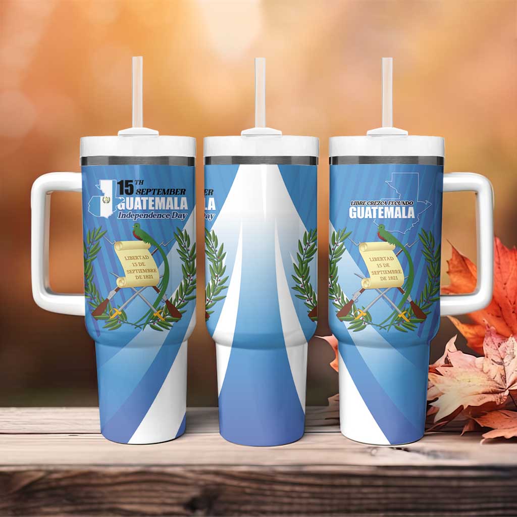 Guatemala Independence Day 1821 Tumbler With Handle Libre crezca fecundo - Wonder Print Shop