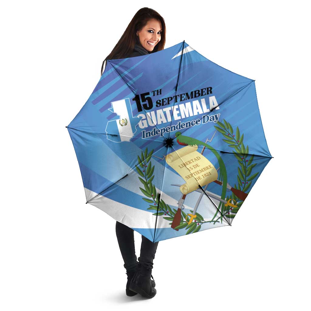 Guatemala Independence Day 1821 Umbrella Libre crezca fecundo - Wonder Print Shop