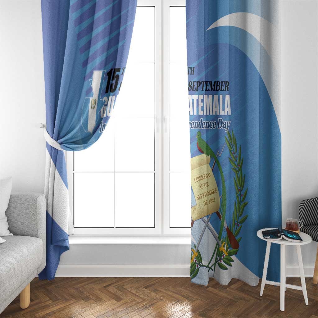 Guatemala Independence Day 1821 Window Curtain Libre crezca fecundo - Wonder Print Shop