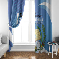 Guatemala Independence Day 1821 Window Curtain Libre crezca fecundo - Wonder Print Shop
