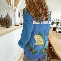 Guatemala Independence Day 1821 Women Casual Shirt Libre crezca fecundo - Wonder Print Shop
