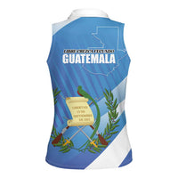 Guatemala Independence Day 1821 Women Sleeveless Polo Shirt Libre crezca fecundo - Wonder Print Shop
