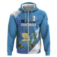 Guatemala Independence Day 1821 Zip Hoodie Libre crezca fecundo - Wonder Print Shop