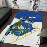 El Salvador Independence Day 1821 Area Rug - Wonder Print Shop