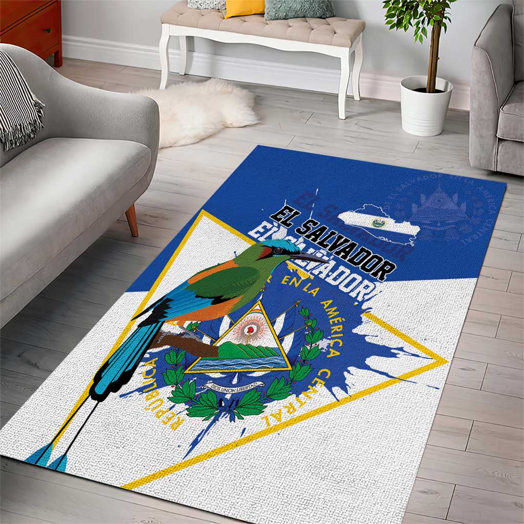 El Salvador Independence Day 1821 Area Rug - Wonder Print Shop