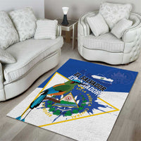 El Salvador Independence Day 1821 Area Rug - Wonder Print Shop