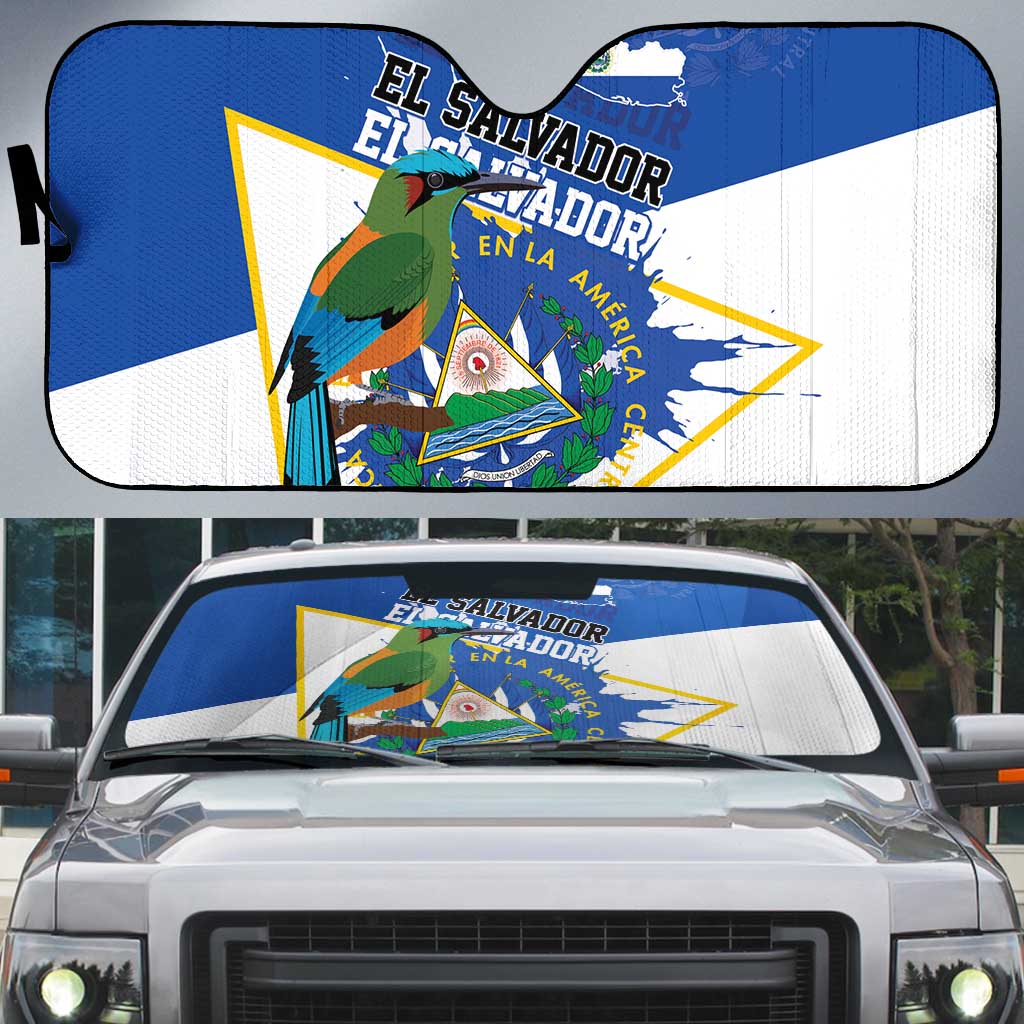 El Salvador Independence Day 1821 Auto Sun Shade - Wonder Print Shop