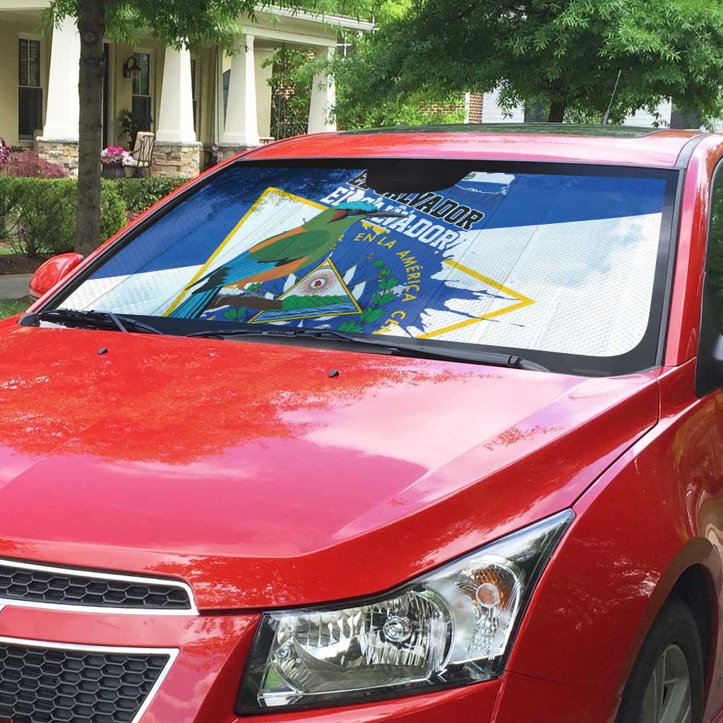 El Salvador Independence Day 1821 Auto Sun Shade - Wonder Print Shop
