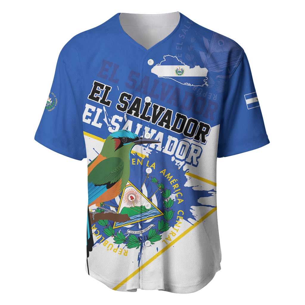 El Salvador Independence Day 1821 Baseball Jersey - Wonder Print Shop