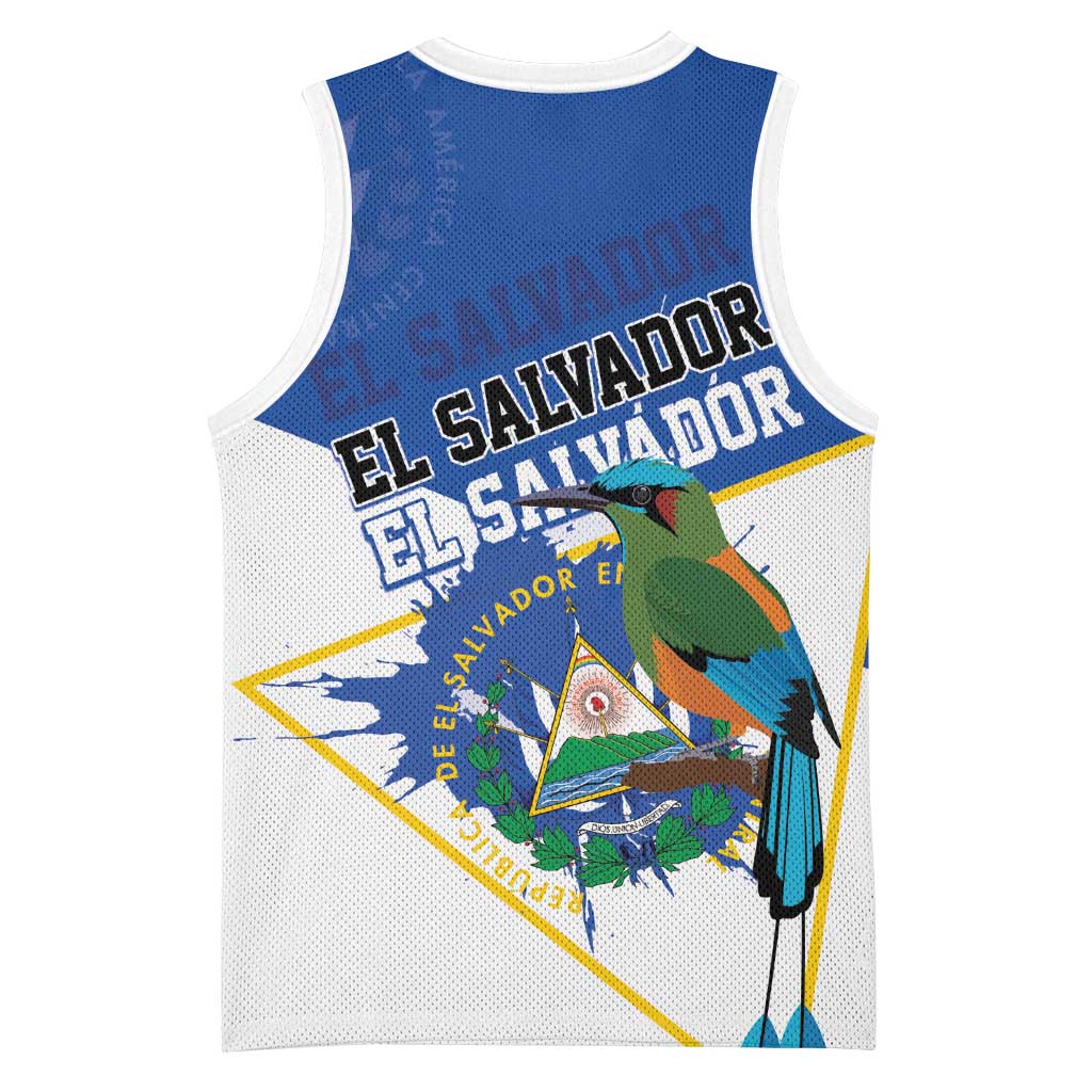 El Salvador Independence Day 1821 Basketball Jersey - Wonder Print Shop