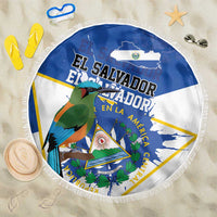El Salvador Independence Day 1821 Beach Blanket - Wonder Print Shop