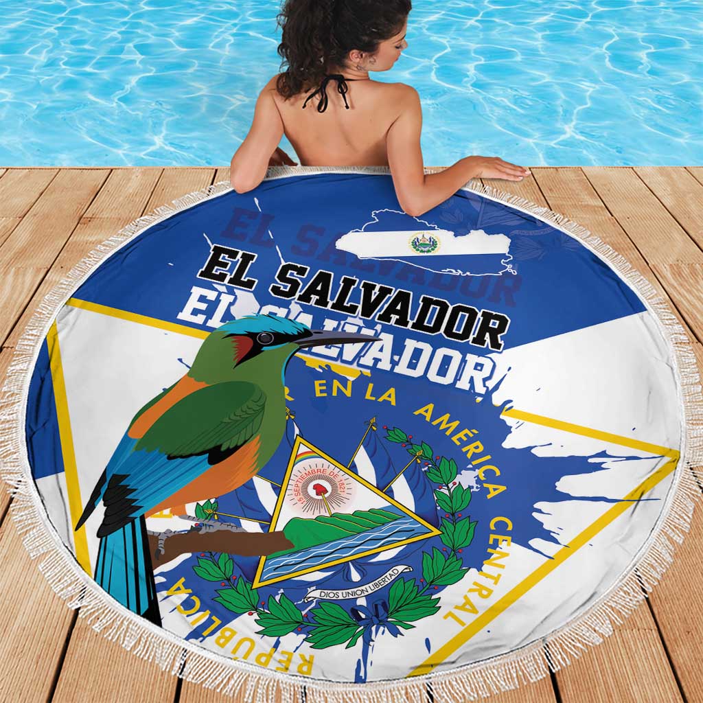 El Salvador Independence Day 1821 Beach Blanket - Wonder Print Shop