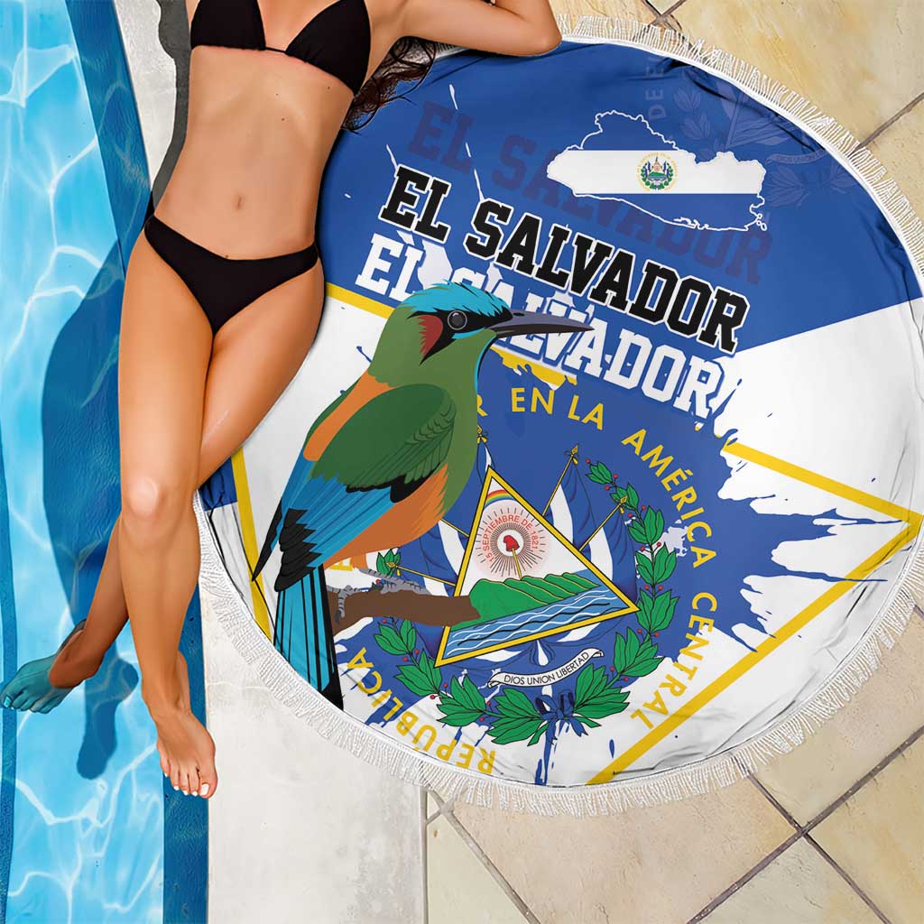 El Salvador Independence Day 1821 Beach Blanket - Wonder Print Shop