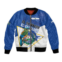 El Salvador Independence Day 1821 Bomber Jacket - Wonder Print Shop