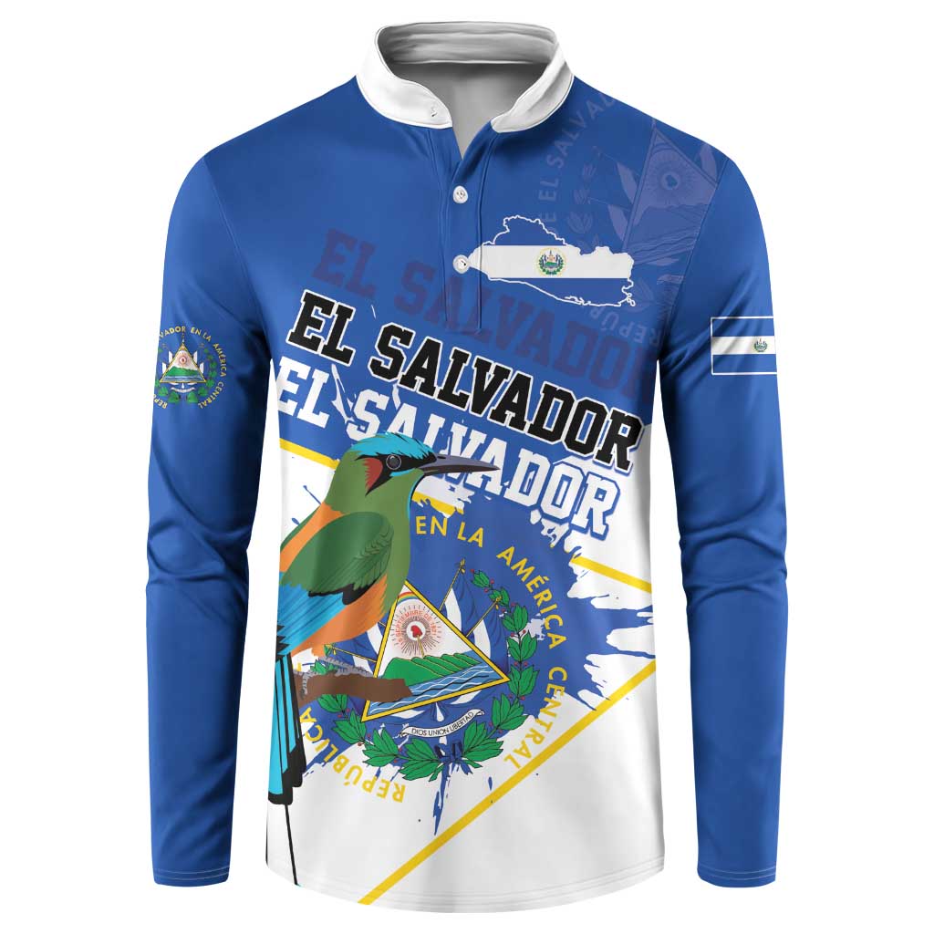 El Salvador Independence Day 1821 Button Sweatshirt - Wonder Print Shop