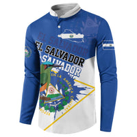 El Salvador Independence Day 1821 Button Sweatshirt - Wonder Print Shop