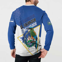 El Salvador Independence Day 1821 Button Sweatshirt - Wonder Print Shop