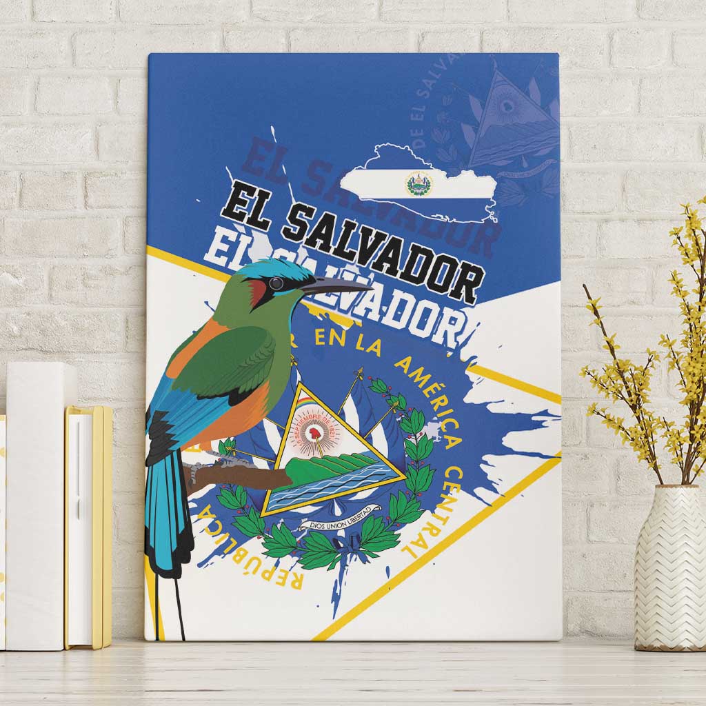 El Salvador Independence Day 1821 Canvas Wall Art - Wonder Print Shop