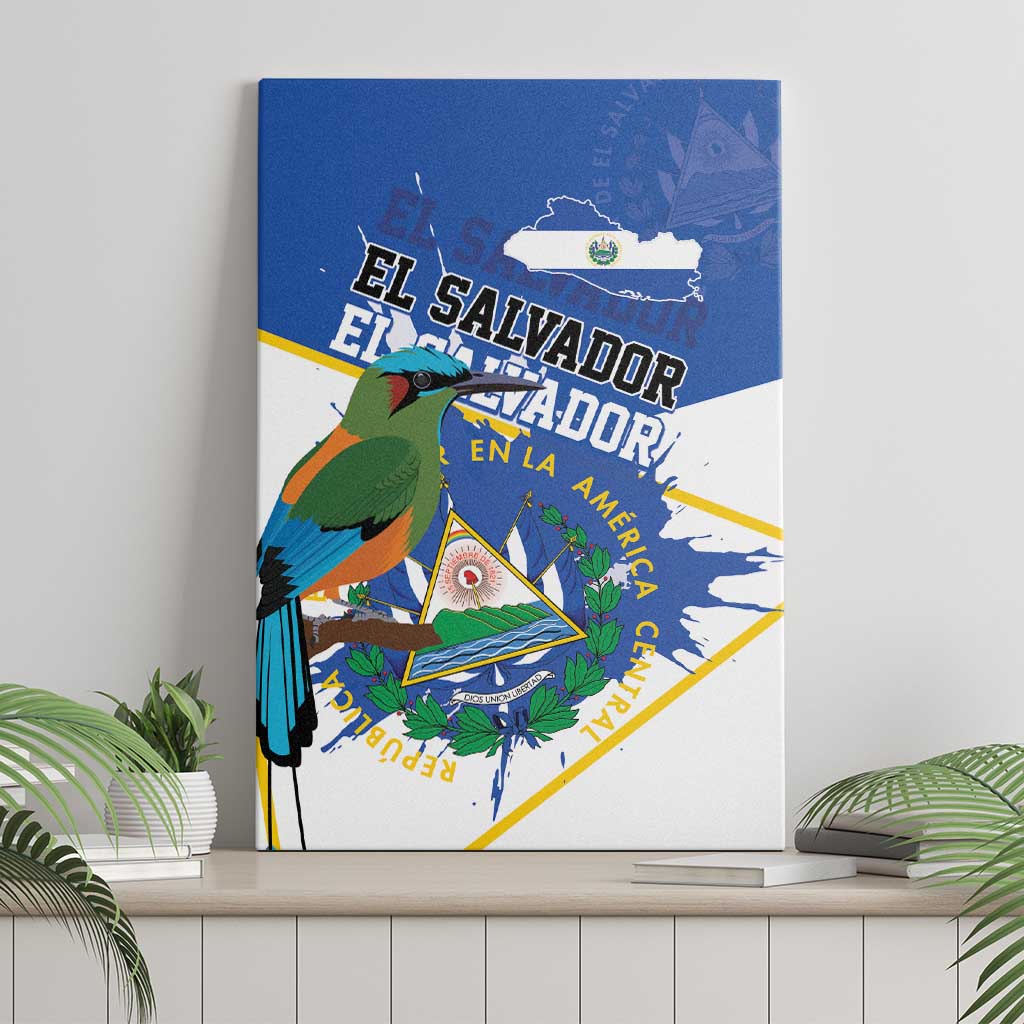 El Salvador Independence Day 1821 Canvas Wall Art - Wonder Print Shop