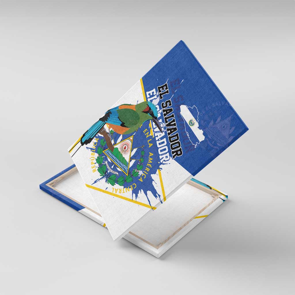 El Salvador Independence Day 1821 Canvas Wall Art - Wonder Print Shop