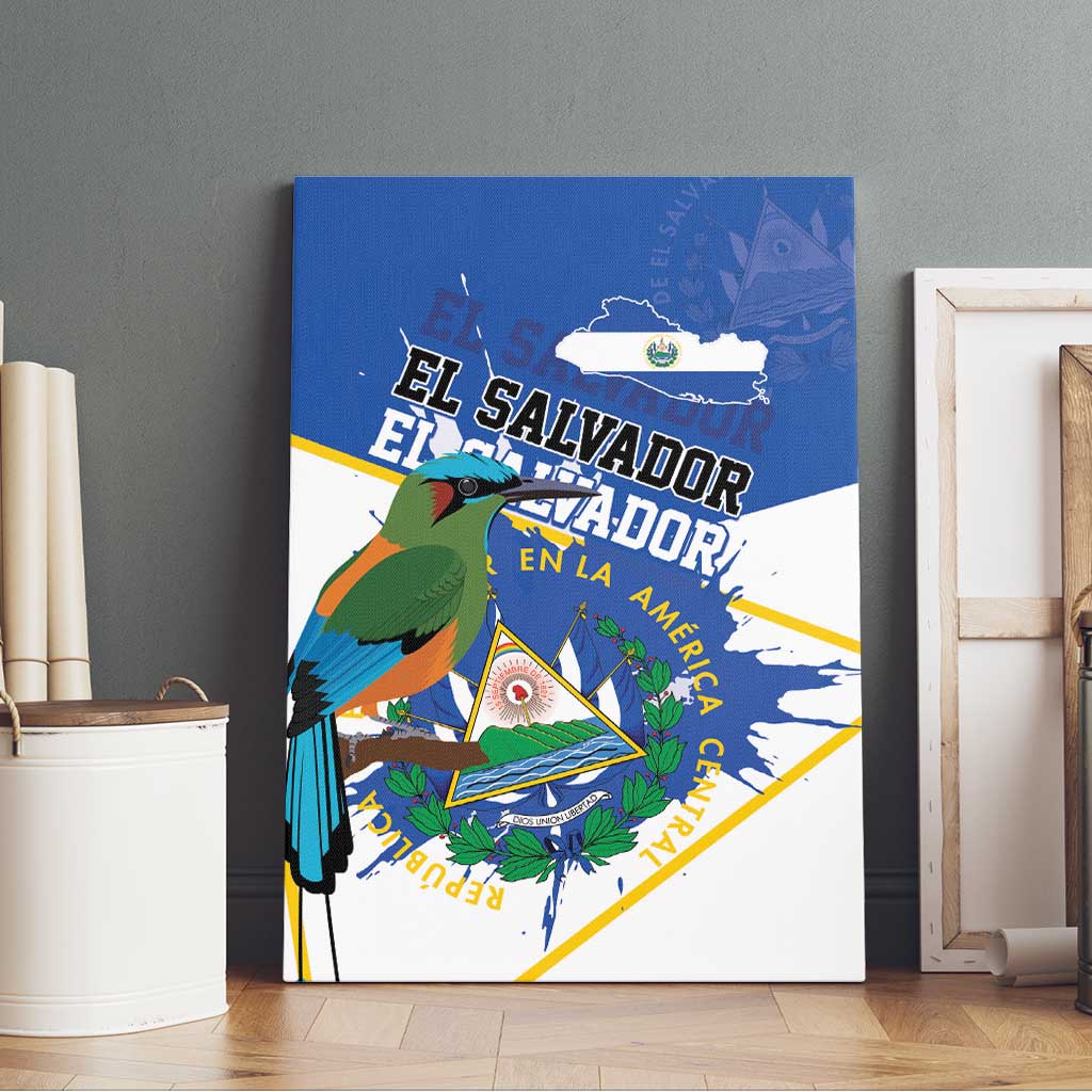 El Salvador Independence Day 1821 Canvas Wall Art - Wonder Print Shop