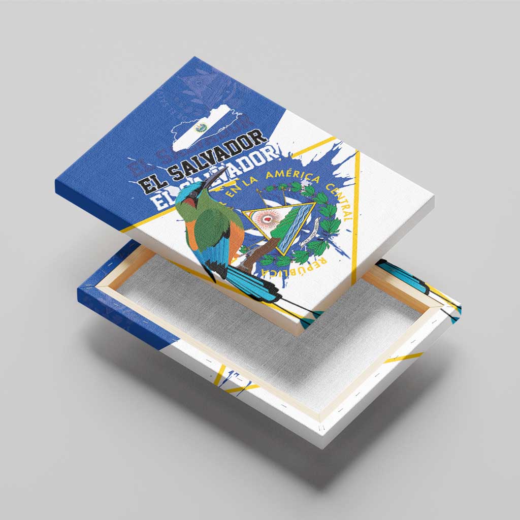 El Salvador Independence Day 1821 Canvas Wall Art - Wonder Print Shop