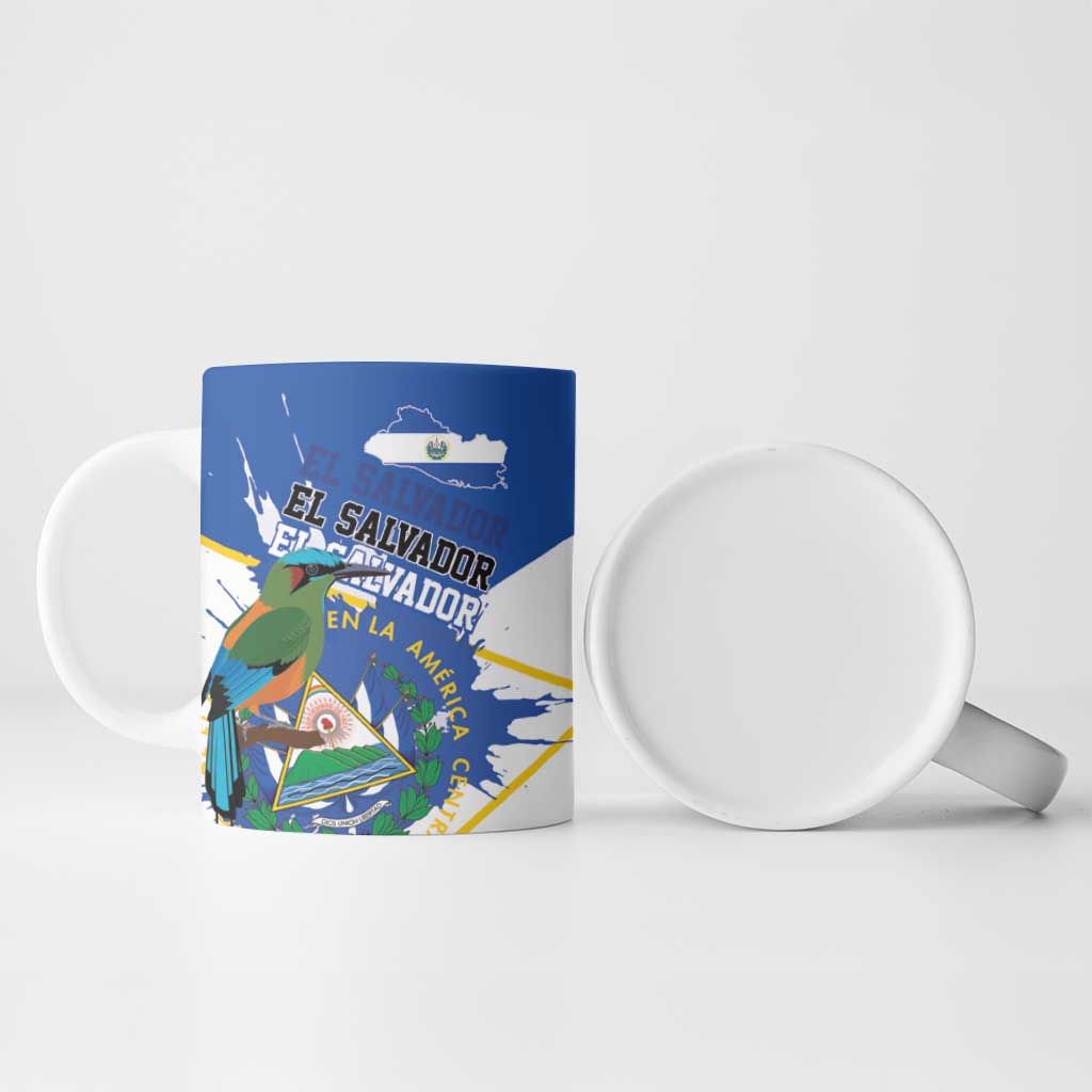 El Salvador Independence Day 1821 Ceramic Mug - Wonder Print Shop