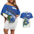 El Salvador Independence Day 1821 Couples Matching Off Shoulder Short Dress and Hawaiian Shirt - Wonder Print Shop