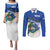 El Salvador Independence Day 1821 Couples Matching Puletasi and Long Sleeve Button Shirt - Wonder Print Shop