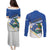 El Salvador Independence Day 1821 Couples Matching Puletasi and Long Sleeve Button Shirt - Wonder Print Shop