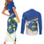 El Salvador Independence Day 1821 Couples Matching Short Sleeve Bodycon Dress and Long Sleeve Button Shirt - Wonder Print Shop