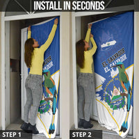 El Salvador Independence Day 1821 Door Cover - Wonder Print Shop