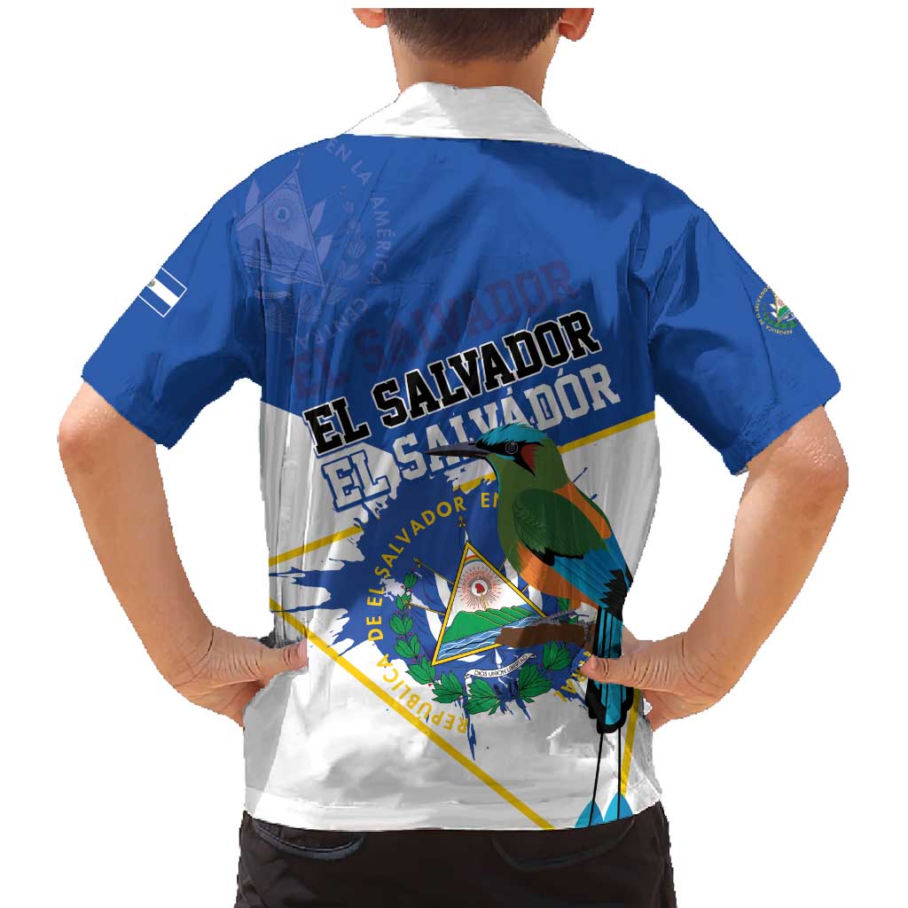 El Salvador Independence Day 1821 Family Matching Mermaid Dress and Hawaiian Shirt - Wonder Print Shop