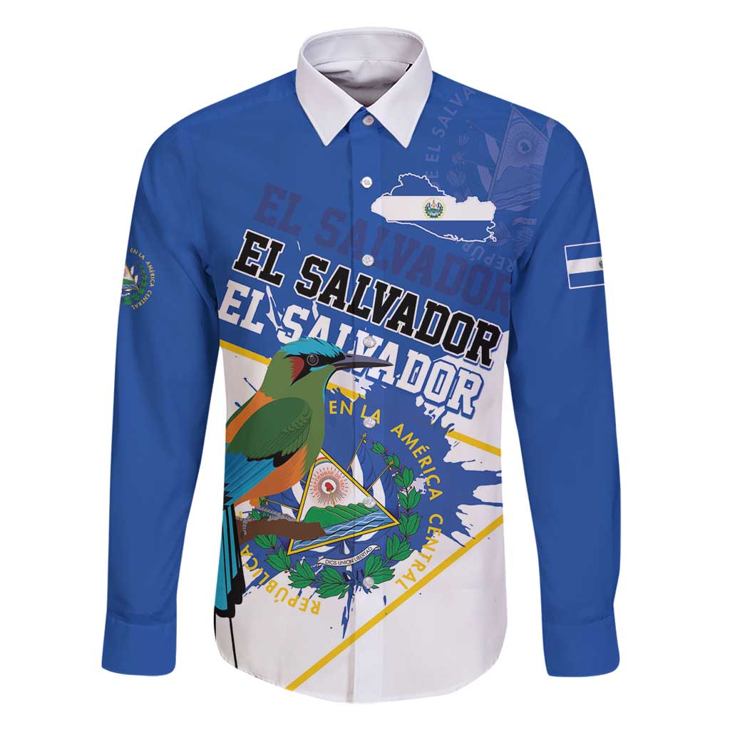 El Salvador Independence Day 1821 Family Matching Off Shoulder Maxi Dress and Hawaiian Shirt - Wonder Print Shop