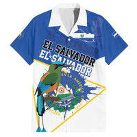 El Salvador Independence Day 1821 Family Matching Off Shoulder Short Dress and Hawaiian Shirt - Wonder Print Shop