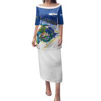 El Salvador Independence Day 1821 Family Matching Puletasi and Hawaiian Shirt - Wonder Print Shop