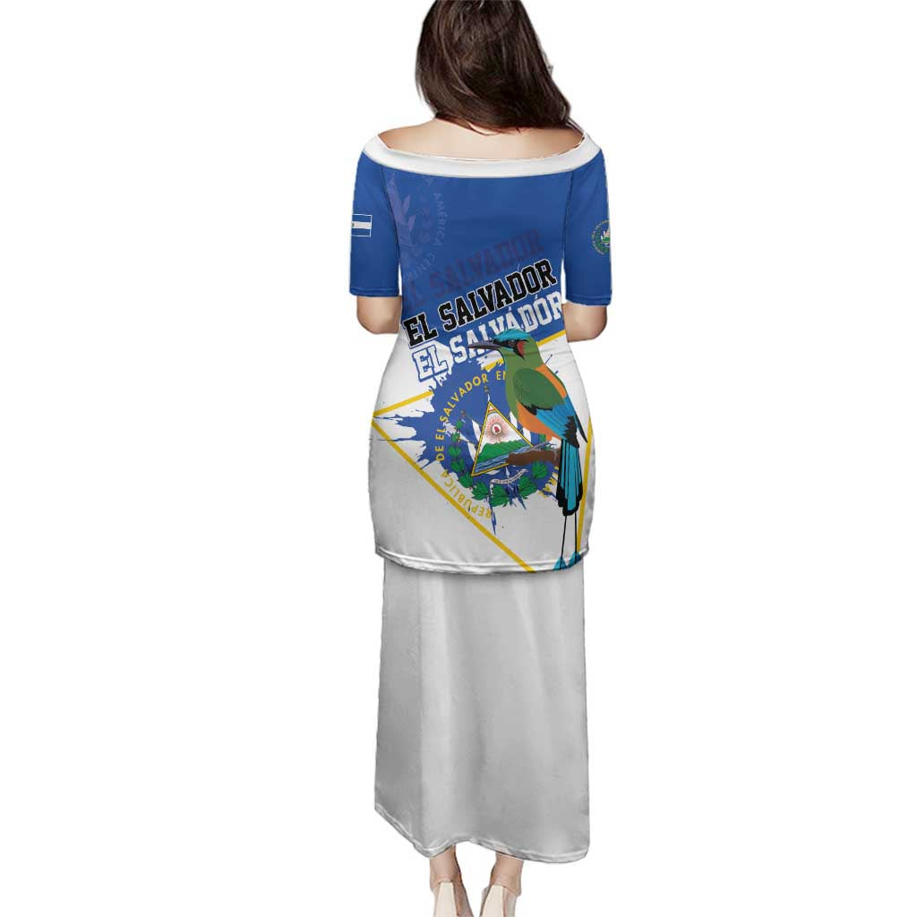 El Salvador Independence Day 1821 Family Matching Puletasi and Hawaiian Shirt - Wonder Print Shop