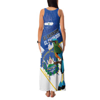 El Salvador Independence Day 1821 Family Matching Tank Maxi Dress and Hawaiian Shirt - Wonder Print Shop