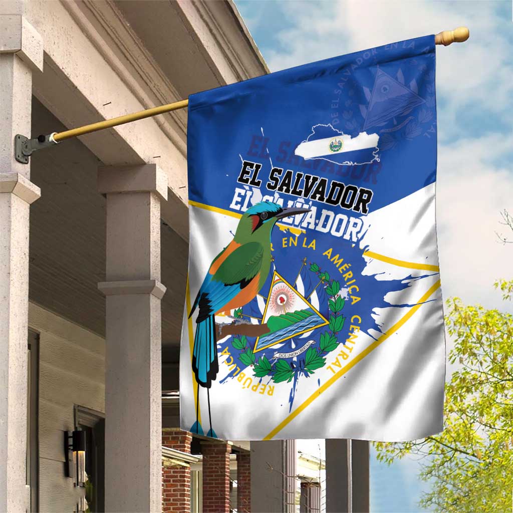 El Salvador Independence Day 1821 Garden Flag - Wonder Print Shop