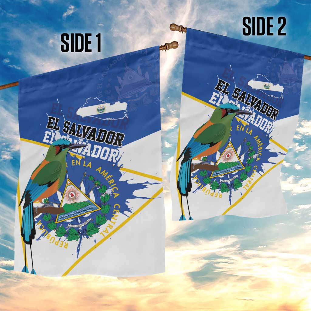 El Salvador Independence Day 1821 Garden Flag - Wonder Print Shop