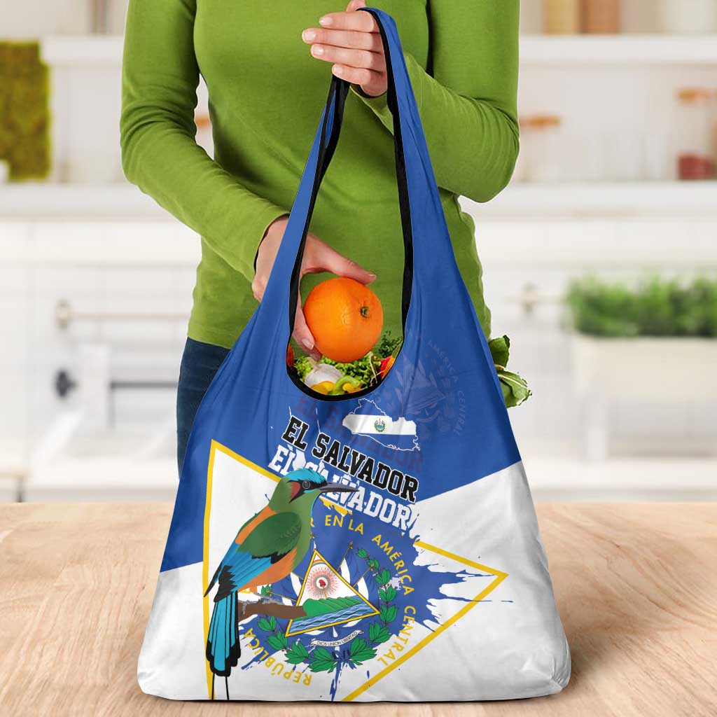 El Salvador Independence Day 1821 Grocery Bag - Wonder Print Shop