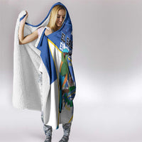 El Salvador Independence Day 1821 Hooded Blanket - Wonder Print Shop