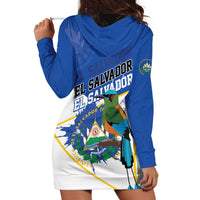 El Salvador Independence Day 1821 Hoodie Dress - Wonder Print Shop
