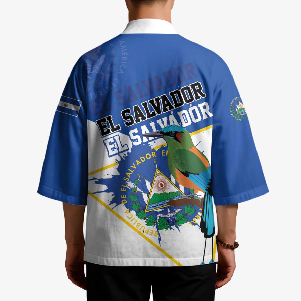 El Salvador Independence Day 1821 Kimono - Wonder Print Shop
