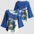 El Salvador Independence Day 1821 Kimono Sleeve Blouse - Wonder Print Shop