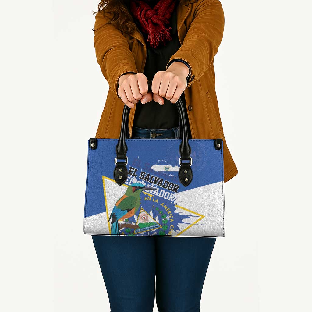 El Salvador Independence Day 1821 Leather Bag - Wonder Print Shop